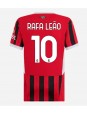 Billige AC Milan Rafael Leao #10 Hjemmedrakt Dame 2024-25 Kortermet